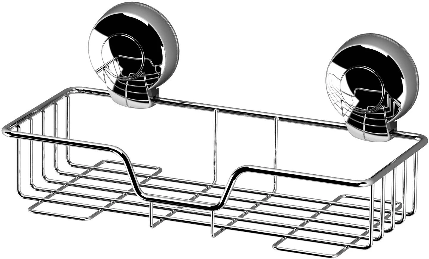 Showerdrape Suctionloc Rectangular Basket Chrome 1 Showerdrape Suctionloc Rectangular Basket Chrome