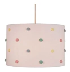 BHS Pom Pom Shade White 30cm