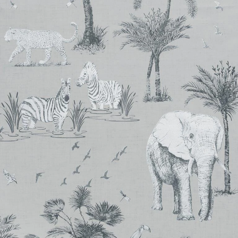Arthouse Safari Lagoon Grey Wallpaper 1 Arthouse Safari Lagoon Grey Wallpaper