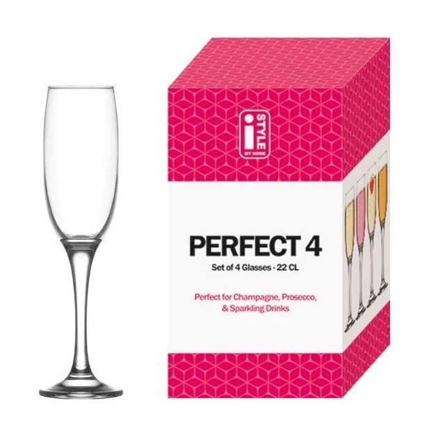 IKONIC Perfect 4 Flutes Set Of 4 2 IKONIC Perfect 4 Flutes Set Of 4 - Image 2