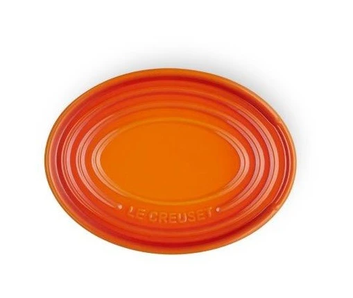 Le Creuset Oval Spoon Rest Volcanic 1 Le Creuset Oval Spoon Rest Volcanic