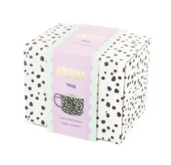 Captivate Eleanor Bowmer Short Mug Blue Leopard -Household Items 49056 36354