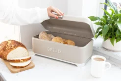 KitchenCraft Lovello Bread Bin Latte -Household Items 49154 36114