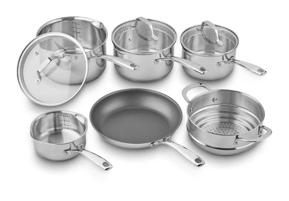 Tala Stainless Steel 6 Piece Pan Set 2 Tala Stainless Steel 6 Piece Pan Set - Image 2