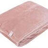 Heat Holder Fleece Blanket/Throw - Dusky Pink