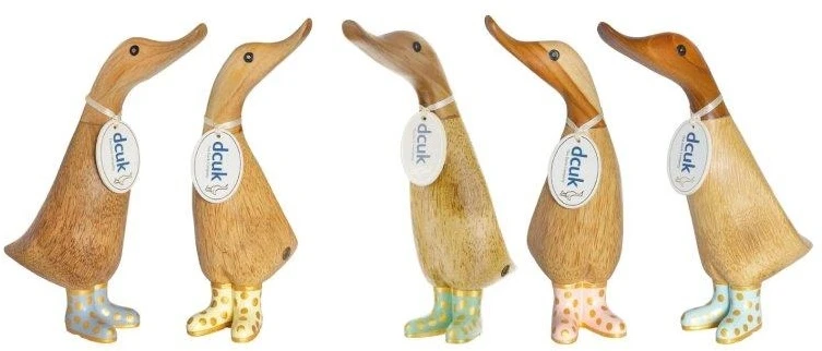 DCUK Gold Spotty Welly Duckling 3 DCUK Gold Spotty Welly Duckling - Image 3