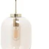 BHS Draper Glass Shade Ceiling Pendant Brass
