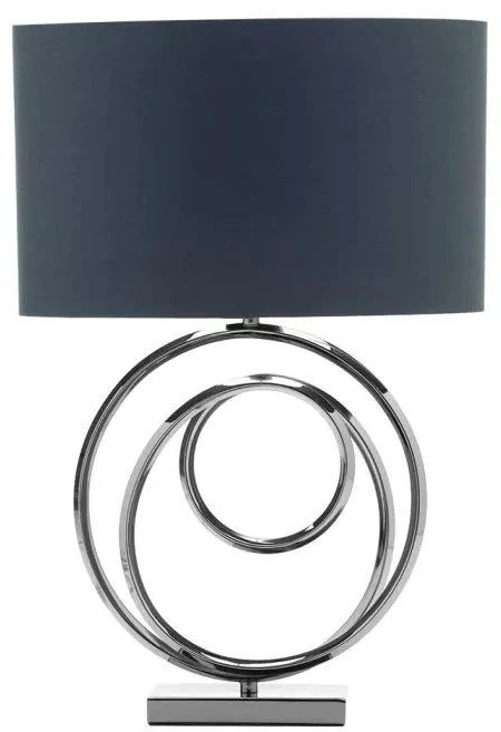 BHS Saturn Swirl Base Table Lamps Lamp Dark Grey Shade 1 BHS Saturn Swirl Base Table Lamps Lamp Dark Grey Shade