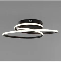 BHS Pei Rings LED Flush Ceiling Light Black -Household Items 50026 33745
