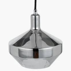 Pacific Lifestyle Jaxon Shiny Smoked Glass Domed Pendant -Household Items 50030 33730