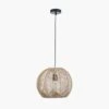 Pacific Lifestyle Sibuco Natural Woven Paper Pendant