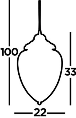 Searchlight Moscow Ceiling Pendant Chrome 7 Clear Rib Glass 2 Searchlight Moscow Ceiling Pendant Chrome 7 Clear Rib Glass - Image 2