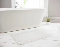 Deyongs Bliss Terry Bath Mat White