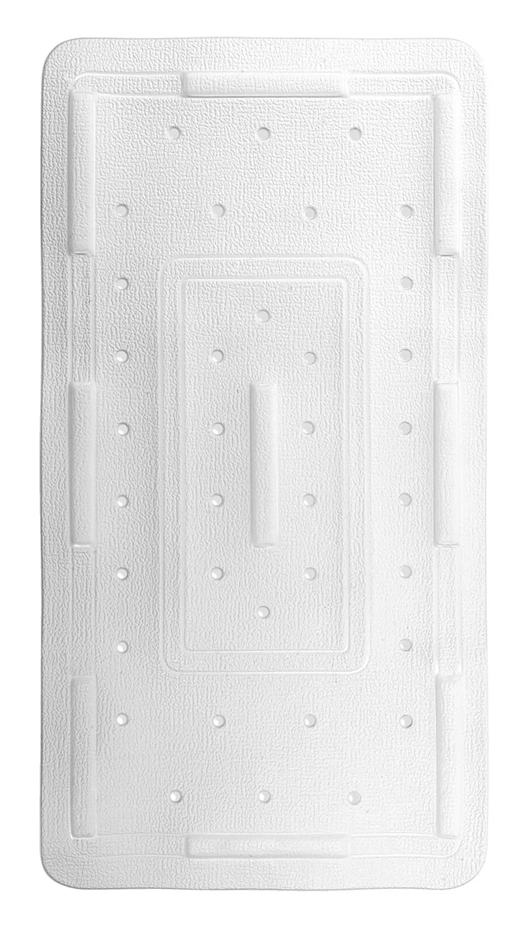 Showerdrape Comfy Cushioned Regular Bath Mat White 1 Showerdrape Comfy Cushioned Regular Bath Mat White