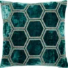 Malini Ivor Teal Cushion 56cm X 56cm