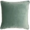Malini Luxe Velvet Eucalyptus Cushion 43cm X 43cm