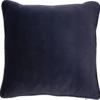 Malini Luxe Velvet Navy Cushion 43cm X 43cm
