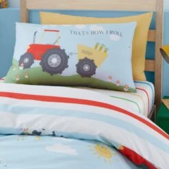Bedlam Farmyard Friends Blue Duvet Cover Set 5 Bedlam Farmyard Friends Blue Duvet Cover Set -Household Items 51140 30429