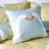 Fusion Puddles The Duck Teal Filled Cushion