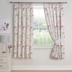 Dreams & Drapes Caraway Pink 66x72 Curtains