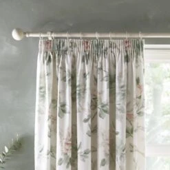 Appletree Campion Green/Coral 66x72 Curtains 5 Appletree Campion Green/Coral 66x72 Curtains -Household Items 51156 30422