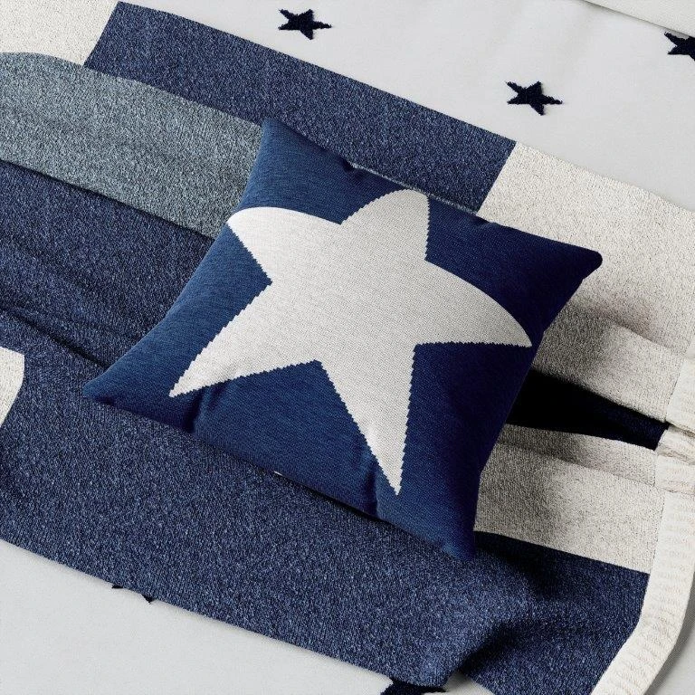 Helena Springfield Star Cushion Blue 1 Helena Springfield Star Cushion Blue