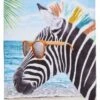 Catherine Lansfield Aloha Zebra Beach Towel