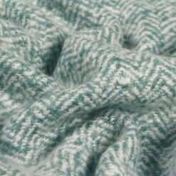 Riva Weaver Herringbone Teal Throw -Household Items 51752 28844