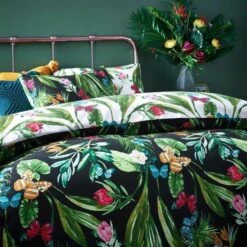 Furn Azura Floral Duvet Cover Set Dark Bloom 6 Furn Azura Floral Duvet Cover Set Dark Bloom -Household Items 53561 25563