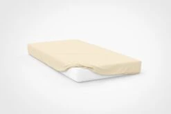 Belledorm Jersey Ivory 38cm Fitted Sheet