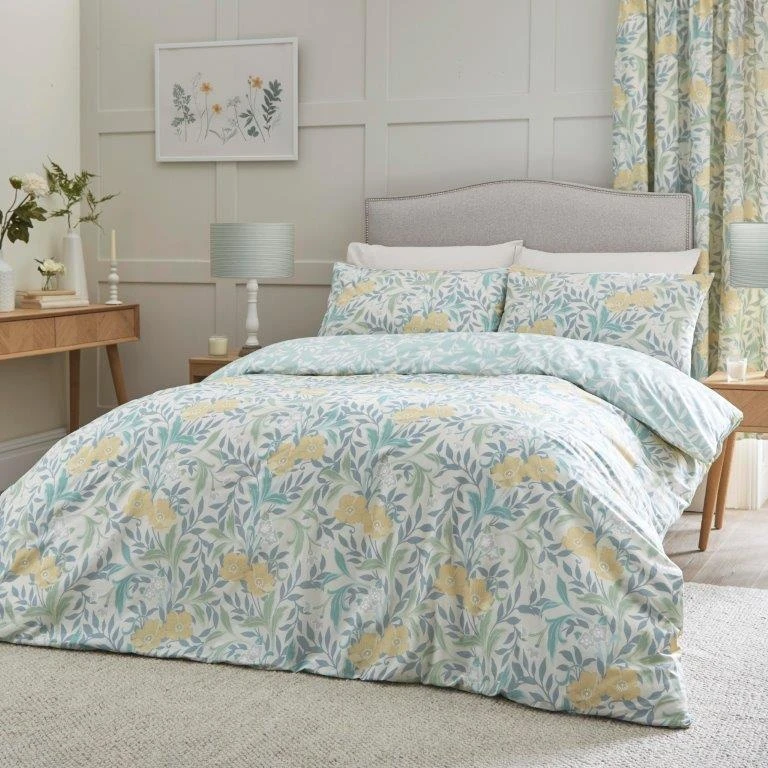 Dreams & Drapes Sandringham Duck Egg Duvet Cover Set 1 Dreams & Drapes Sandringham Duck Egg Duvet Cover Set