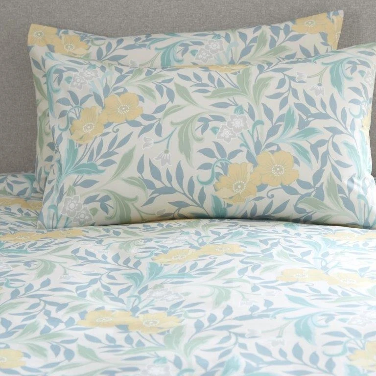 Dreams & Drapes Sandringham Duck Egg Duvet Cover Set 2 Dreams & Drapes Sandringham Duck Egg Duvet Cover Set - Image 2