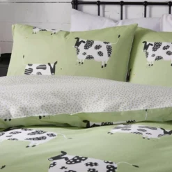 Fusion Daisy Cow Green Duvet Cover Set -Household Items 54065 23993