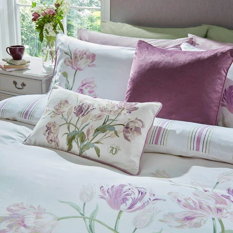 Laura Ashley Gosford Grape Duvet Cover Set 1 Laura Ashley Gosford Grape Duvet Cover Set