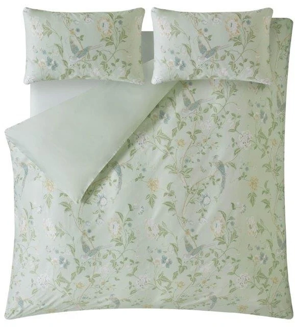 Laura Ashley Summer Palace Eau De Nil Duvet Cover Set 3 Laura Ashley Summer Palace Eau De Nil Duvet Cover Set - Image 3