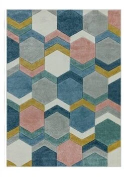 Asiatic Sketch Hexagon SK10 Rug - Multi