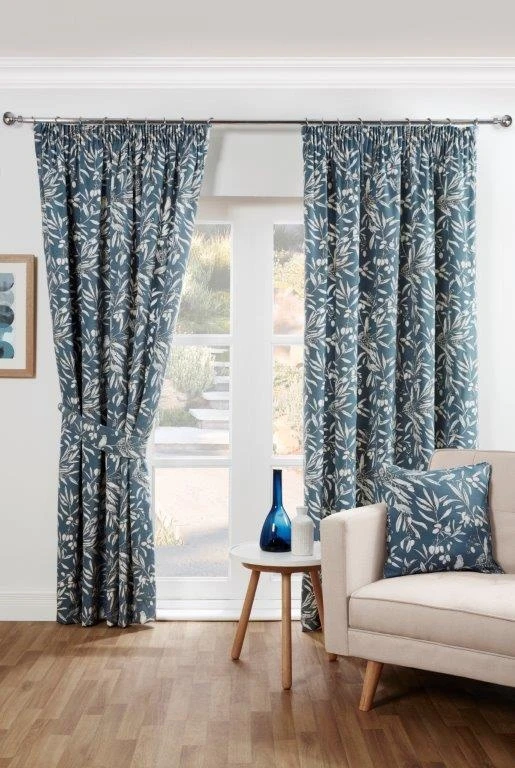 Sundour Aviary Bluebell Curtains 1 Sundour Aviary Bluebell Curtains