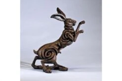 Edge Boxing Hare Sculpture