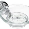 Showerdrape Fidelity Glass Soap Dish - Chrome